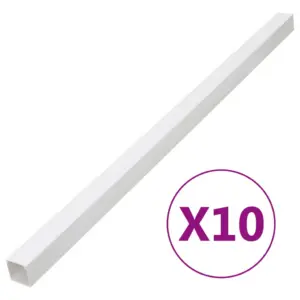 PVC kaablikanalid 100 x 60 mm, valge, 10 tk, 10 m