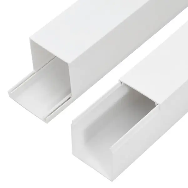 PVC kaablikanalid 100 x 60 mm, valge, 10 tk, 10 m – 6