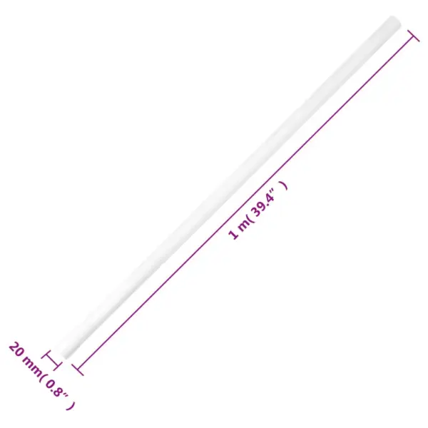 Valged PVC kaablikanalid kaablite peitmiseks, Ø20 mm, 30 m komplekt – 6