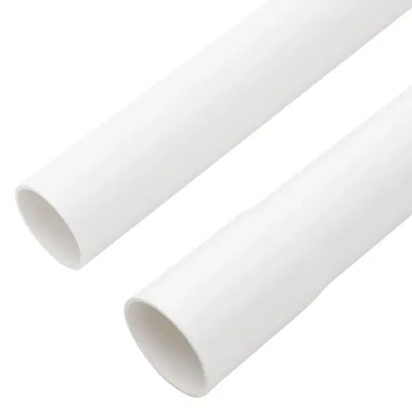 Valged PVC kaablikanalid klambritega, Ø30 mm, 30 x 1 m komplekt – 6
