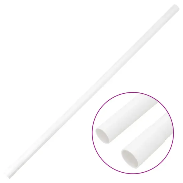 Valged PVC kaablikanalid Ø25 mm, kruvitav, 10 x 1 m komplekt – 3