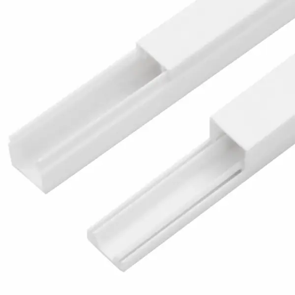 Valge PVC kaablikanalite komplekt, 30 x 15 mm, 10 x 1 m, kruvitav – 6