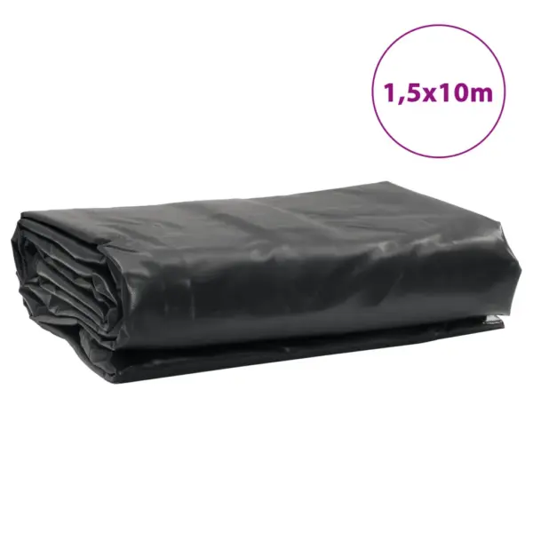 Veekindel PVC present metallist aasadega, antratsiithall, 1,5 x 10 m, 650 g/m² – 9
