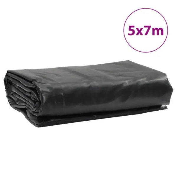 Must PVC present metallist aasadega, veekindel, 5 x 7 m, 650 g/m² – 9