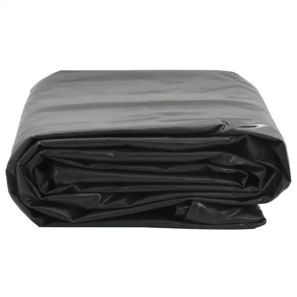 Veekindel PVC-kattega lõuendist present metallist aasadega, antratsiithall, 2 x 3 m, 650 g/m² – 3