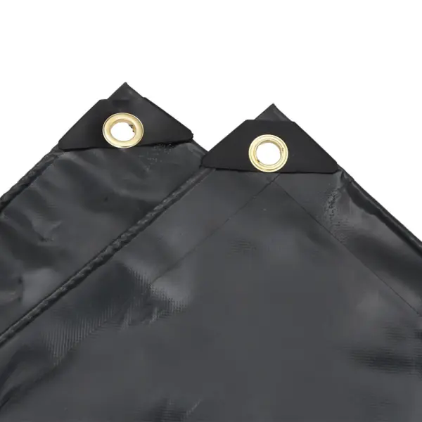 Veekindel PVC-kattega lõuendist present metallist aasadega, antratsiithall, 2 x 3 m, 650 g/m² – 5