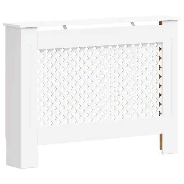Valged MDF radiaatorikatted riiulina, 2 tk, 112 x 19 x 81,5 cm – 4