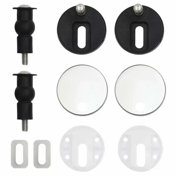 Pehmelt sulguvad WC-prill-lauad rannadisainiga, MDF, 2 tk – 8