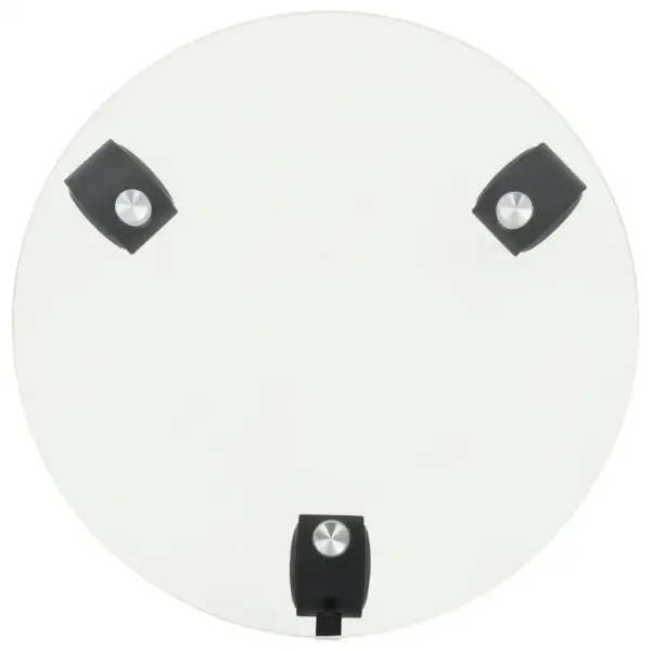 Ratastega ümmargused taimealused 2 tk, karastatud klaas, 28 cm – 4