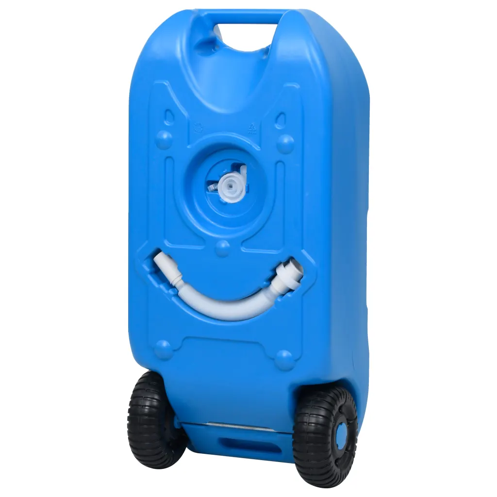 Ratastega veepaak matkamiseks, 40 l, sinine