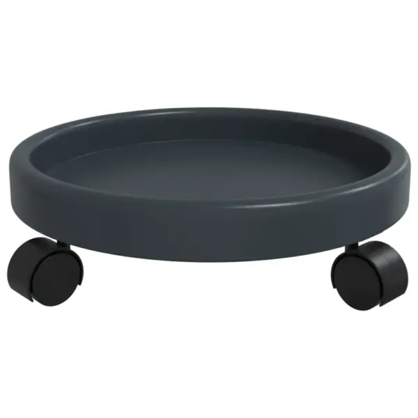 Ratastel taimealused potitaimedele, hall, 34 cm, 35 kg, 2 tk – 5