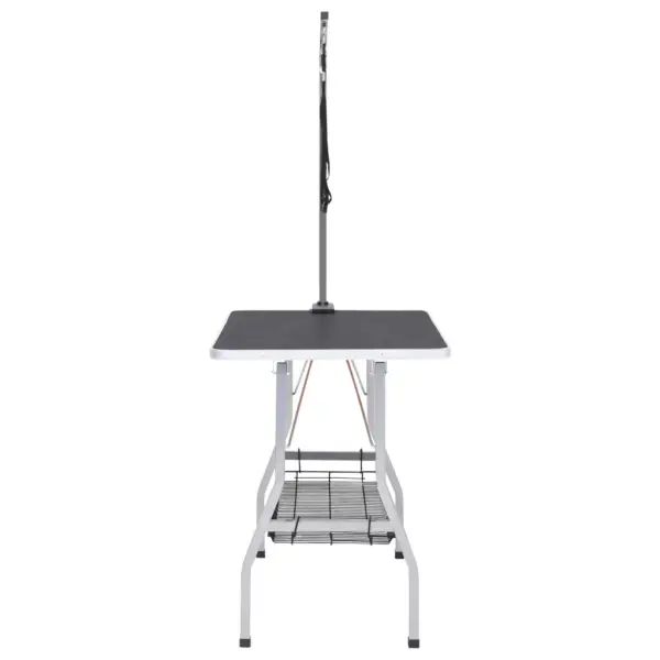 Kokkupandav reguleeritav koera pügamislaud 2 aasa ja korviga, 90 x 60 x 76 cm – 4
