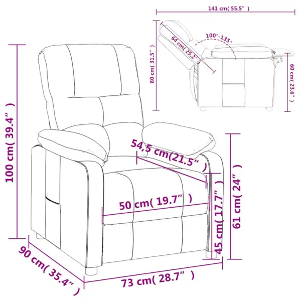 Reguleeritav must kangast allalastav tugitool, 73 x 90 x 100 cm – 10