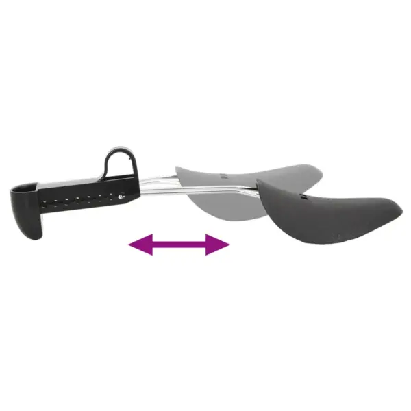 Reguleeritavad kingapuud, 5 paari, must, plast ja raud, naistele EU 35–38 – 8