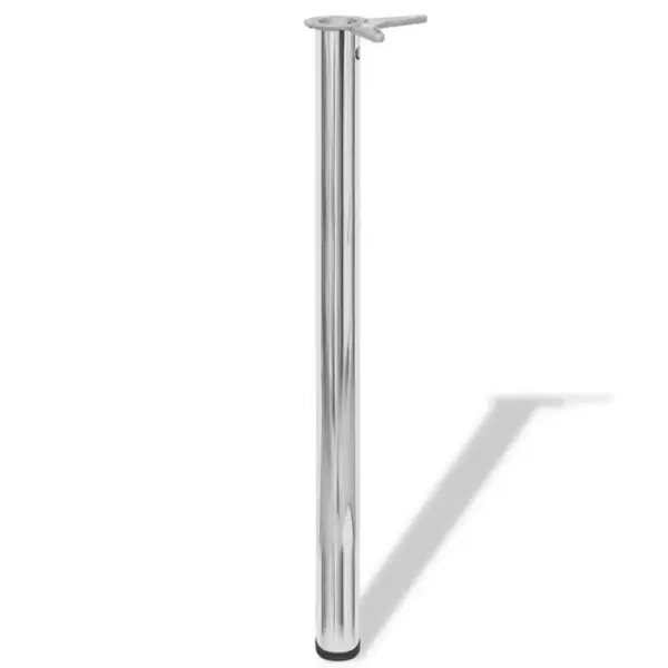 Reguleeritava kõrgusega kroomitud lauajalad 4 tk, 60 x 870 mm - 2