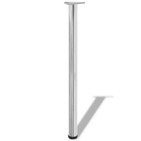 Reguleeritavad kroomitud lauajalad 4 tk, 870–880 mm, läbimõõt 60 mm – 2