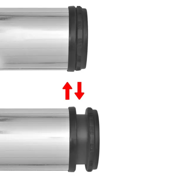 Reguleeritavad kroomitud lauajalad 4 tk, 870–880 mm, läbimõõt 60 mm – 3