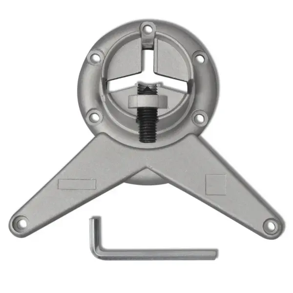 Reguleeritavad lauajalad 4 tk, harjatud nikkel, 110 cm – 4