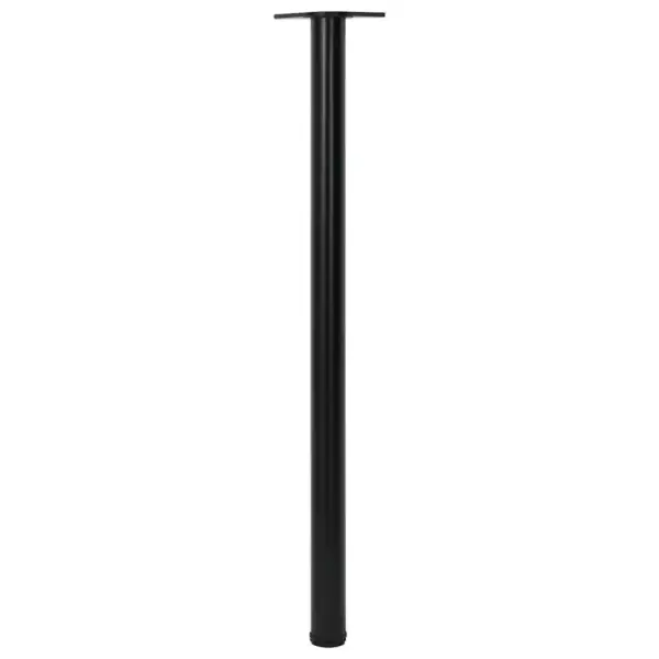 Reguleeritava kõrgusega mustad rauast lauajalad, 4 tk, 60 x 1100 mm – 3