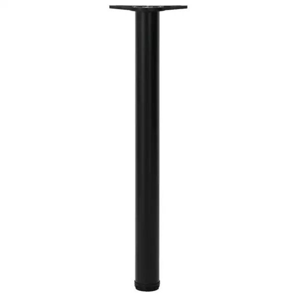 Reguleeritava kõrgusega mustad lauajalad, 4 tk, ø 60 mm, 710–720 mm – 3