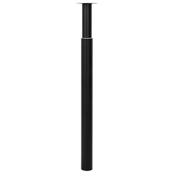 Reguleeritavad teleskoop-lauajalad, 2 tk, must, läbimõõt 60 mm, kõrgus 710–1100 mm – 3