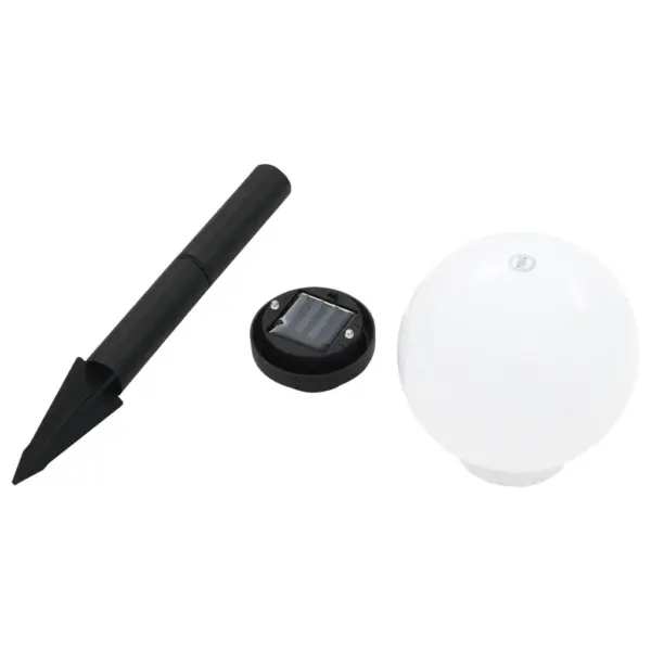 Kerakujulised RGB LED päikeselambid aeda, 8 tk, valge, kera 15 cm – 6