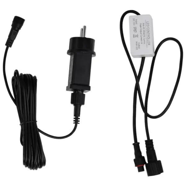 Basseini ja tiigi veejuga RGB LED-valgustusega, akrüül, 30 cm – 12