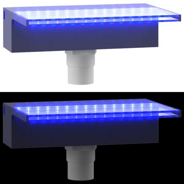 Basseini ja tiigi veejuga RGB LED-valgustusega, akrüül, 30 cm – 10