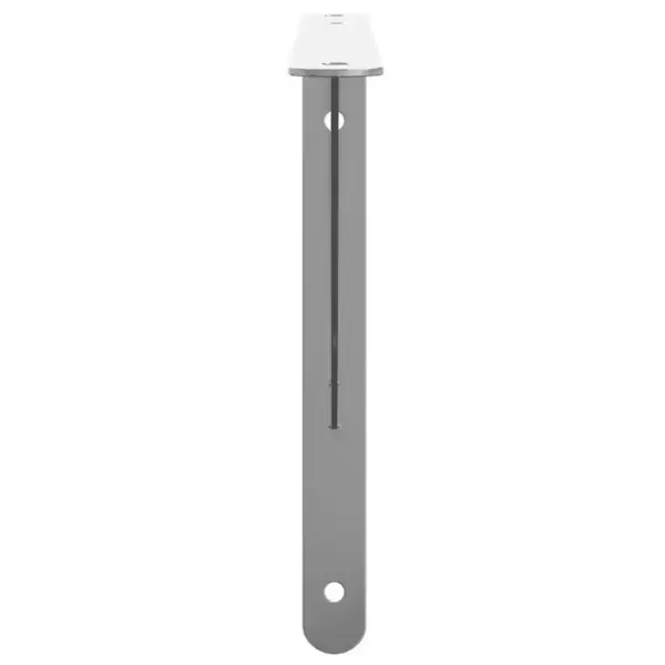 Riiulikandurid 4 tk, hõbedane harjatud roostevaba teras, 40 x 2,5 x 25 cm, kandevõime 50 kg – 6