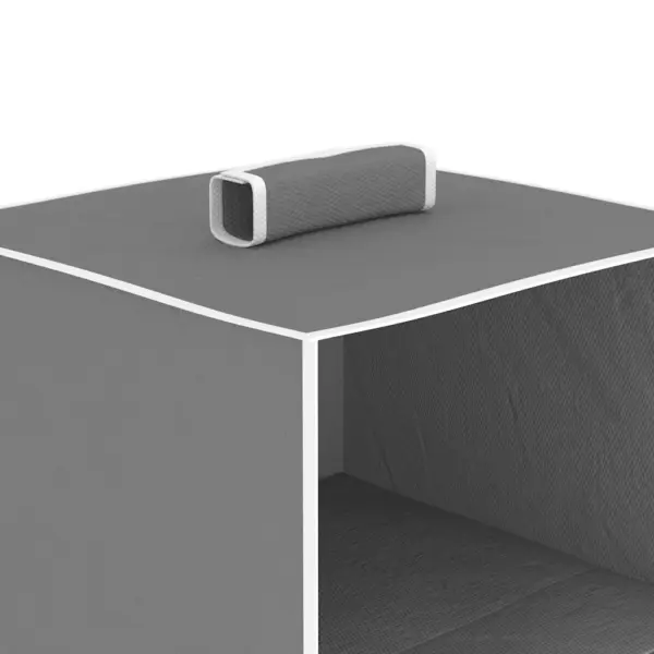Rippuvad kapikorrastajad 4 riiuliga, 2 tk, hall-valge kangas, 30 x 30 x 84 cm – 7