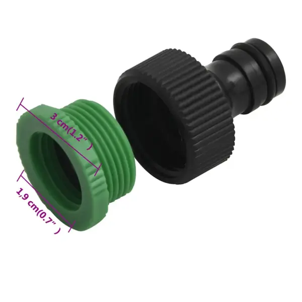 Roheline 3-kihiline PVC aiavoolik kinnituskomplektiga, 3/4″ (19 mm), 50 m – 13