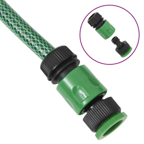 Roheline 3-kihiline PVC aiavoolik kinnituskomplektiga, 3/4″ (19 mm), 50 m – 6