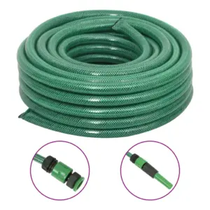 Aiavoolik kinnituskomplektiga, roheline PVC, 20 m, 3/4" (19 mm)
