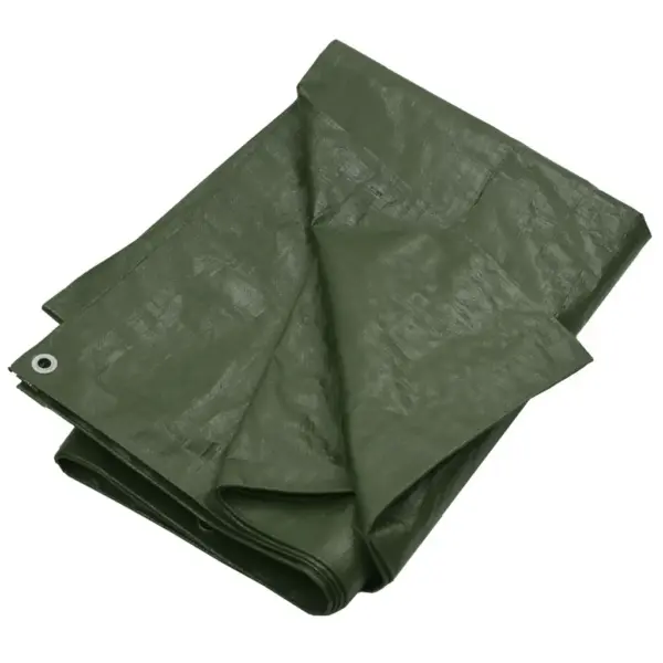 Roheline HDPE present alumiiniumist aasadega, 180 g/m², 6 x 10 m – 2