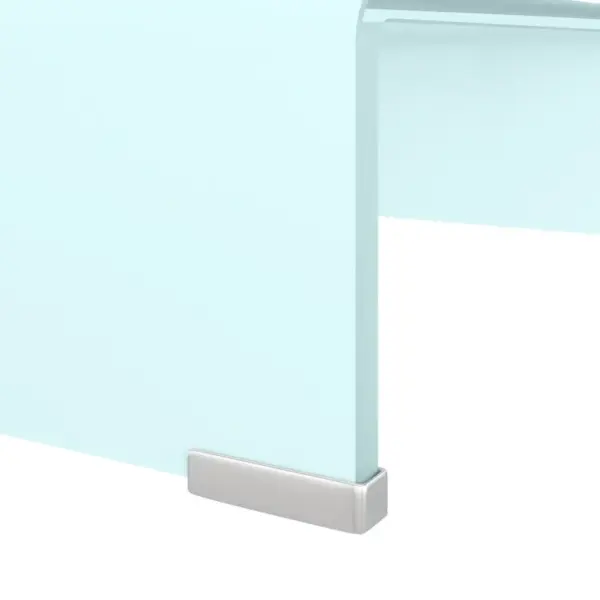 Roheline klaasist teleri- ja monitorialus, 40 x 25 x 11 cm - 5