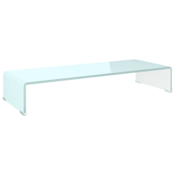 Roheline klaasist teleri- ja monitorialus 80 x 30 x 13 cm - 2