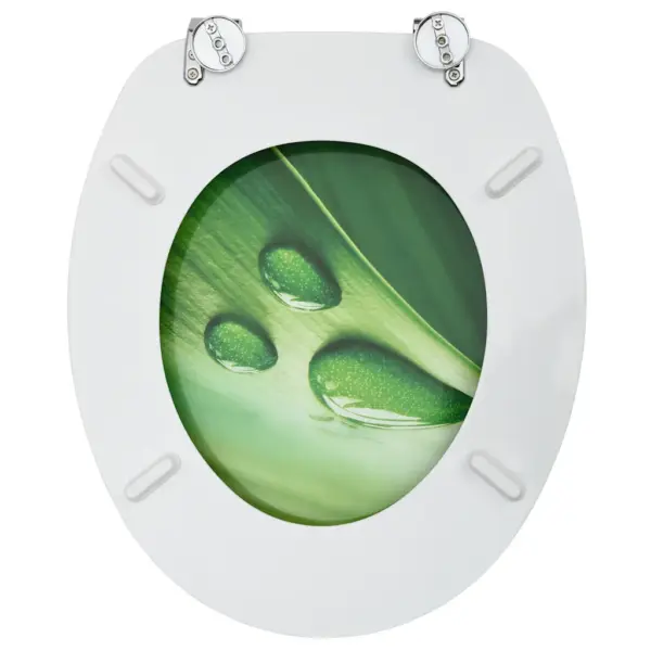 MDF WC prill-lauad kaanega, roheline veetilgadisain, reguleeritavate hingedega, 2 tk – 6