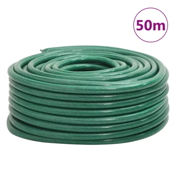 Roheline PVC aiavoolik 3-kihilise tugevdusega, 1″ (25 mm), 50 m – 5