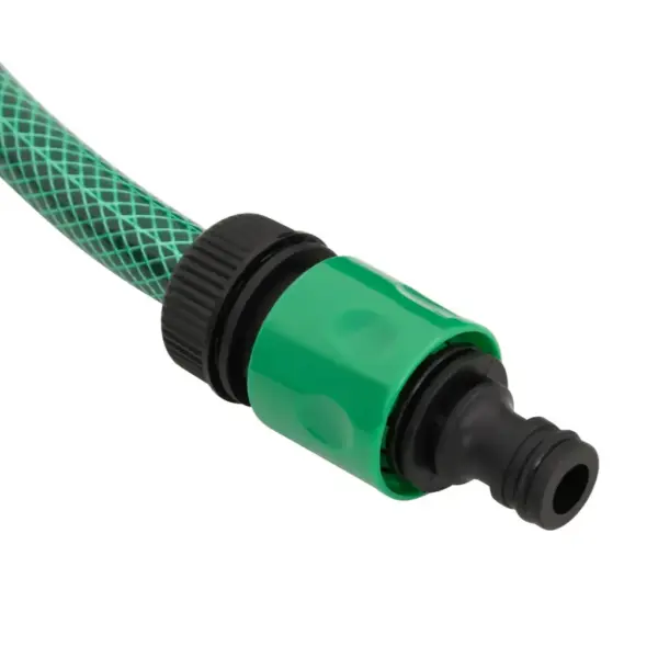 Roheline 3-kihiline PVC aiavoolik, 10 m, 12 mm, kiirühendustega – 4
