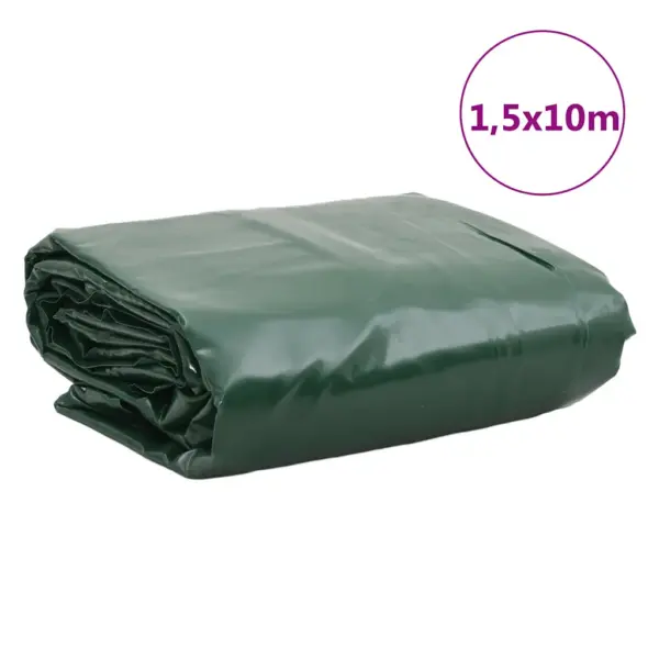 Veekindel PVC present, roheline, 1,5 x 10 m, 650 g/m² - 9
