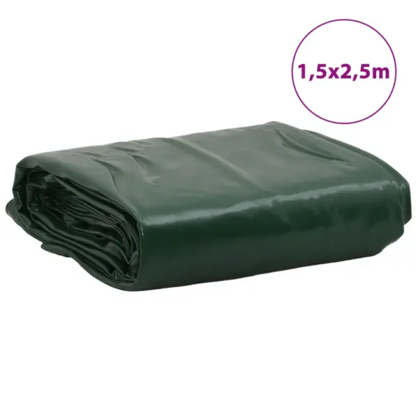 Veekindel PVC present aiamööbli ja haagise katmiseks, roheline, 1,5 x 2,5 m, 650 g/m² - 8