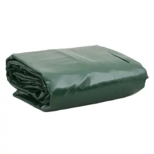 Veekindel roheline present aiamööbli ja materjalide katmiseks, PVC-kattega lõuend, 5 x 8 m, 650 g/m²