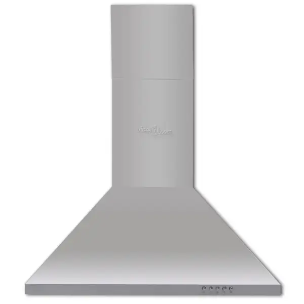 Roostevabast terasest õhupuhasti, 60 cm, 550 m³/h, LED-valgustus, hõbedane – 4