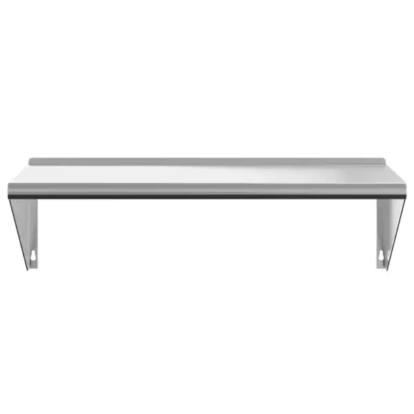 Roostevabast terasest seinariiul tõstetud servaga, hõbedane, 100 x 45 x 31 cm, kandevõime 70 kg – 5