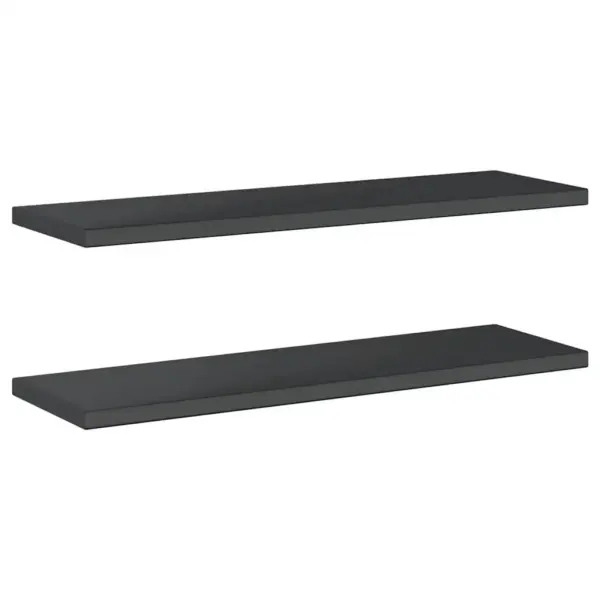 Roostevabast terasest seinariiulid 2 tk, must, 100 x 30 cm, 50 kg kandevõimega - 6