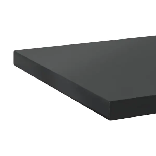 Roostevabast terasest seinariiulid 2 tk, must, 100 x 30 cm, 50 kg kandevõimega - 9