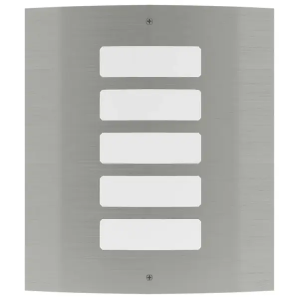Roostevabast terasest veekindlad välisseinalambid, IP44, E27, hõbedane, 2 tk, 22 x 30 cm – 3