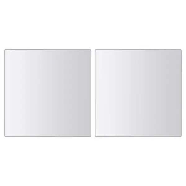 Ruutukujulised peegliplaadid seinale, raamita, 48 tk, klaas, 15 x 15 cm – 4
