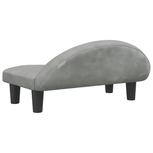 Helehall sametist koeradiivan väikestele koertele, 70 x 52 x 30 cm – 5