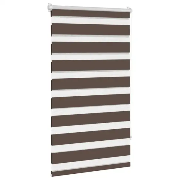 Sebrarullkardin reguleeritava valgusega, 90 x 150 cm, kohvivärvi, 100% polüester – 3